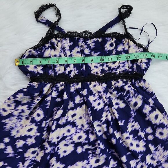 Urban Outfitters NWT Eliana Strappy Back Floral Babydoll DRESS Small - Picture 6 of 11